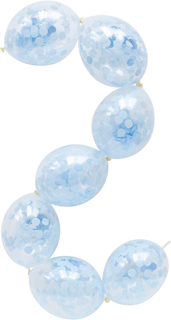 Confetti balloon garland 23 Tried and True Moms